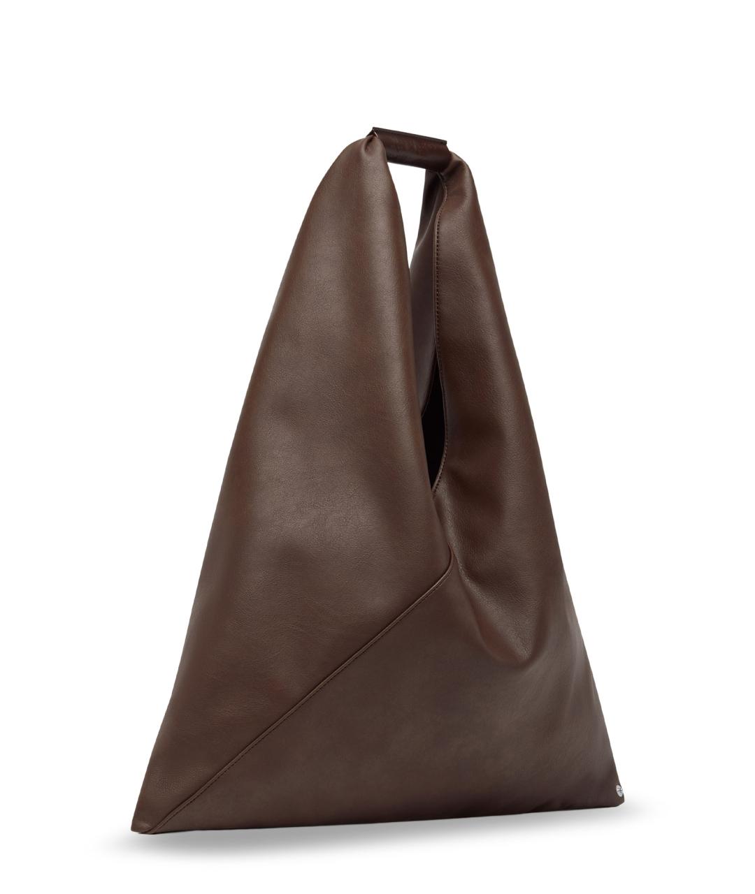 MM6 MAISON MARGIELA Коричневая сумка тоут, фото 3