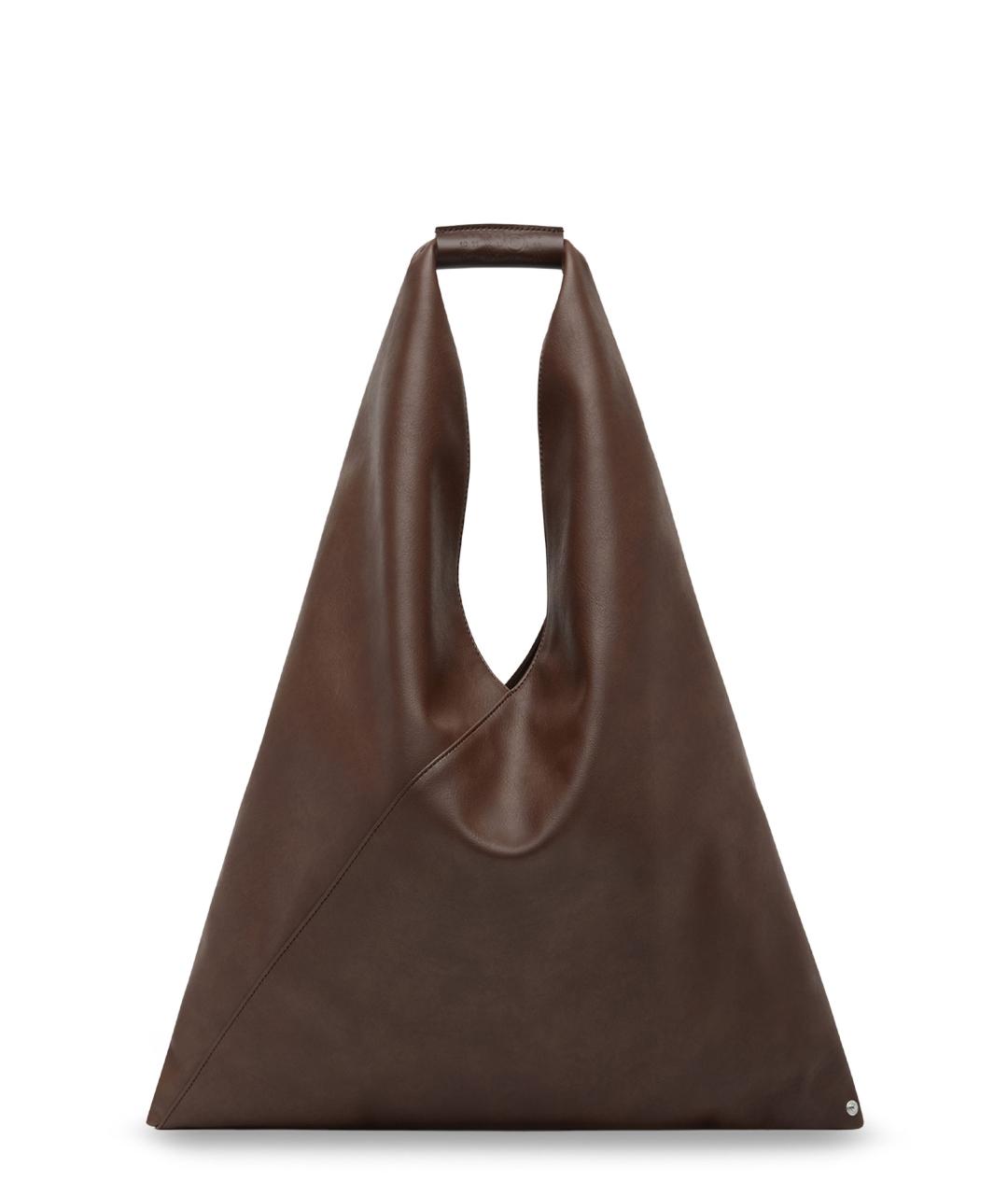 MM6 MAISON MARGIELA Коричневая сумка тоут, фото 1