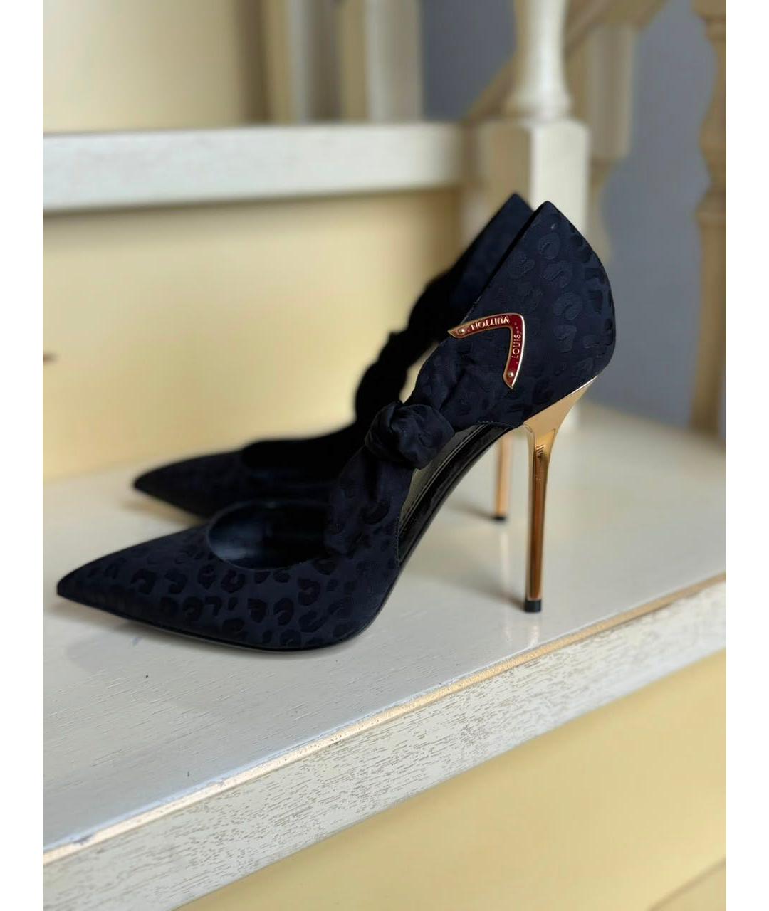 LOUIS VUITTON Черные туфли, фото 9
