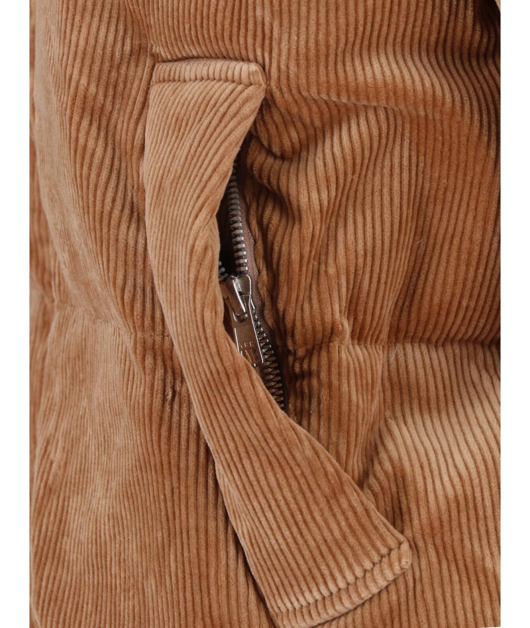 POLO RALPH LAUREN Коричневая хлопковая куртка, фото 4