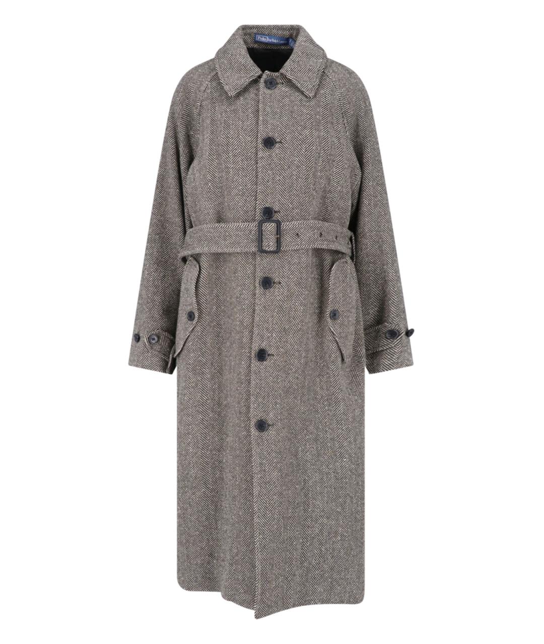 POLO RALPH LAUREN Мульти шерстяное пальто, фото 3