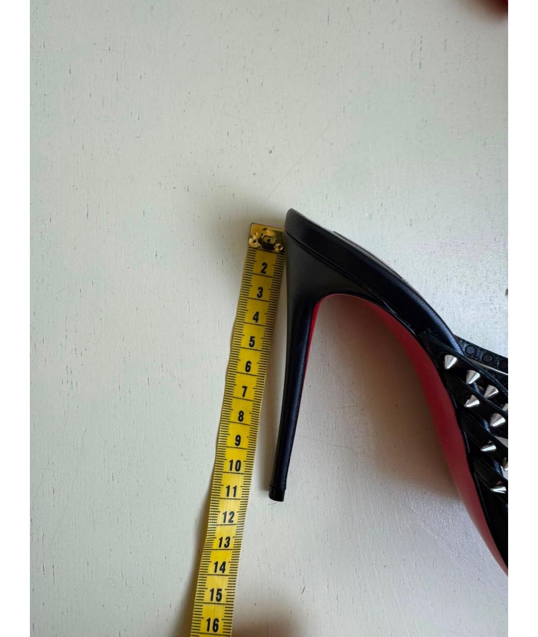 CHRISTIAN LOUBOUTIN Черные босоножки, фото 3