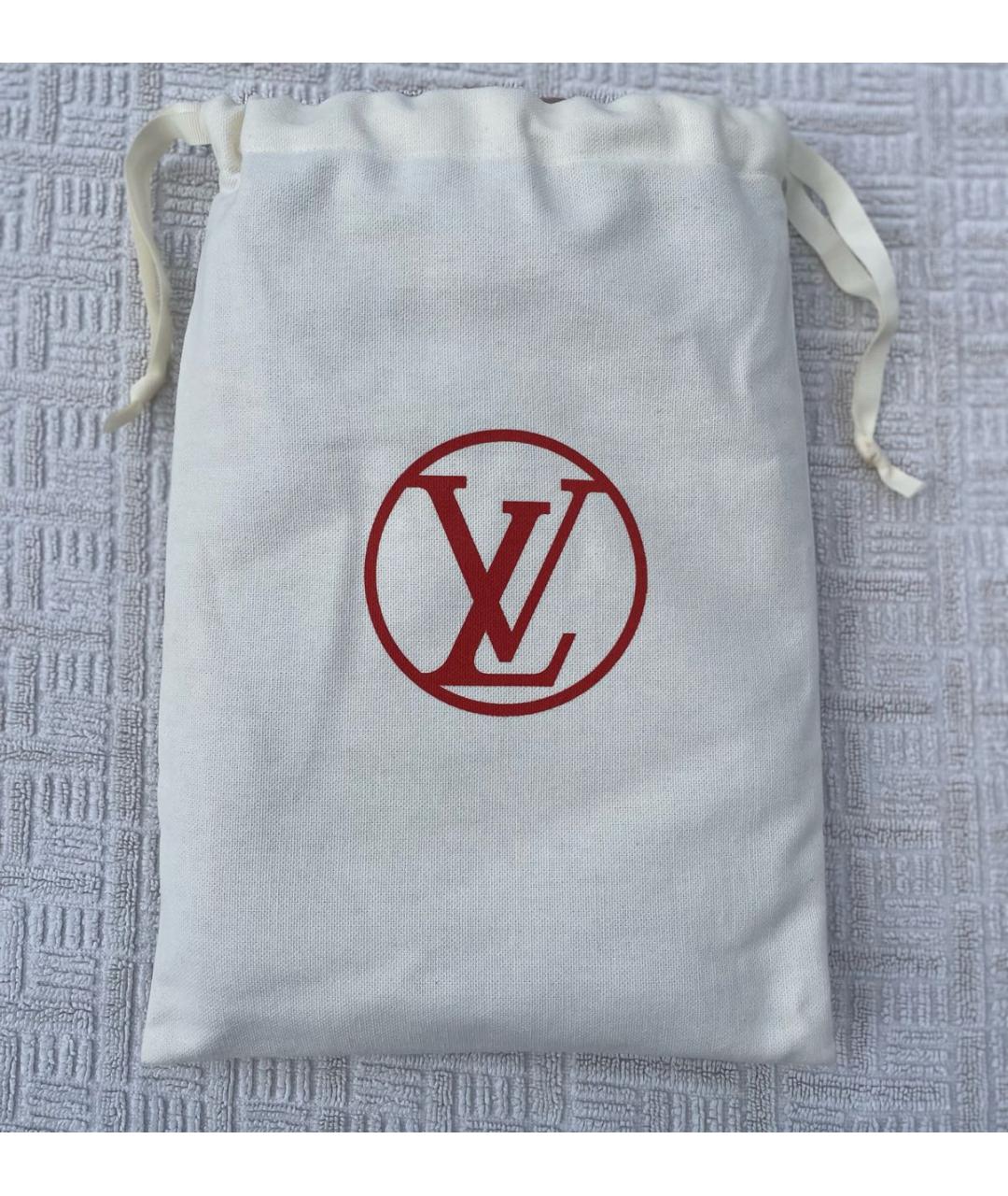 LOUIS VUITTON Розовый шерстяной шарф, фото 4