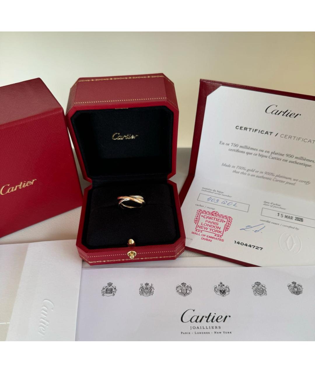 CARTIER Мульти кольцо из розового золота, фото 3