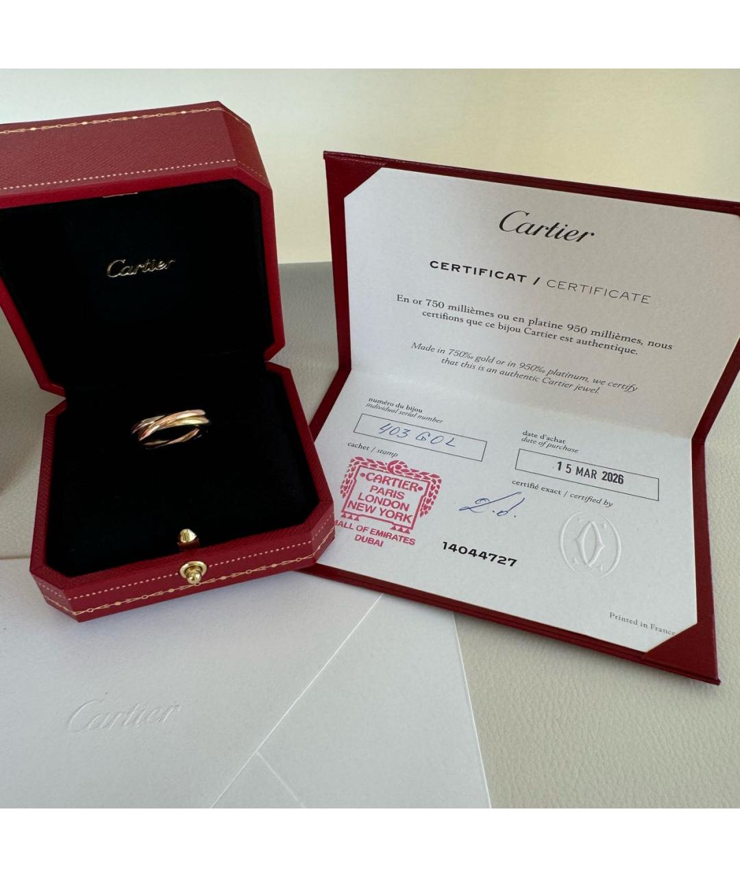 CARTIER Мульти кольцо из розового золота, фото 4