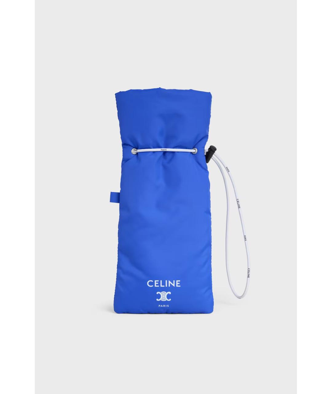 CELINE Синие пластиковые солнцезащитные очки, фото 5
