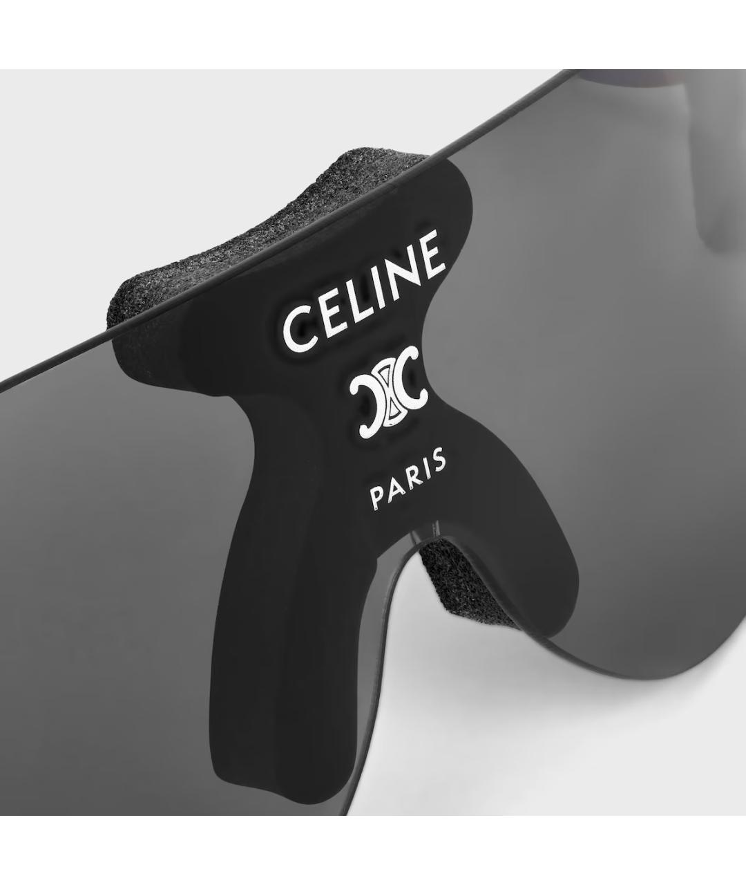 CELINE Черные пластиковые солнцезащитные очки, фото 4