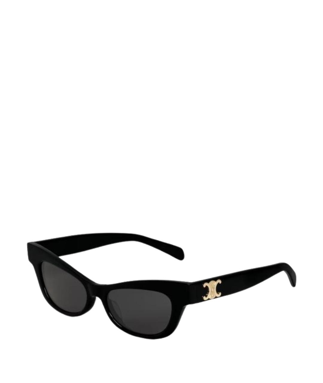 CELINE Черные пластиковые солнцезащитные очки, фото 1