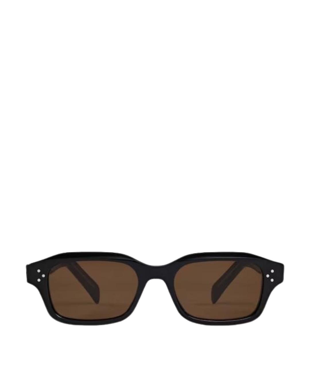 CELINE Черные пластиковые солнцезащитные очки, фото 1