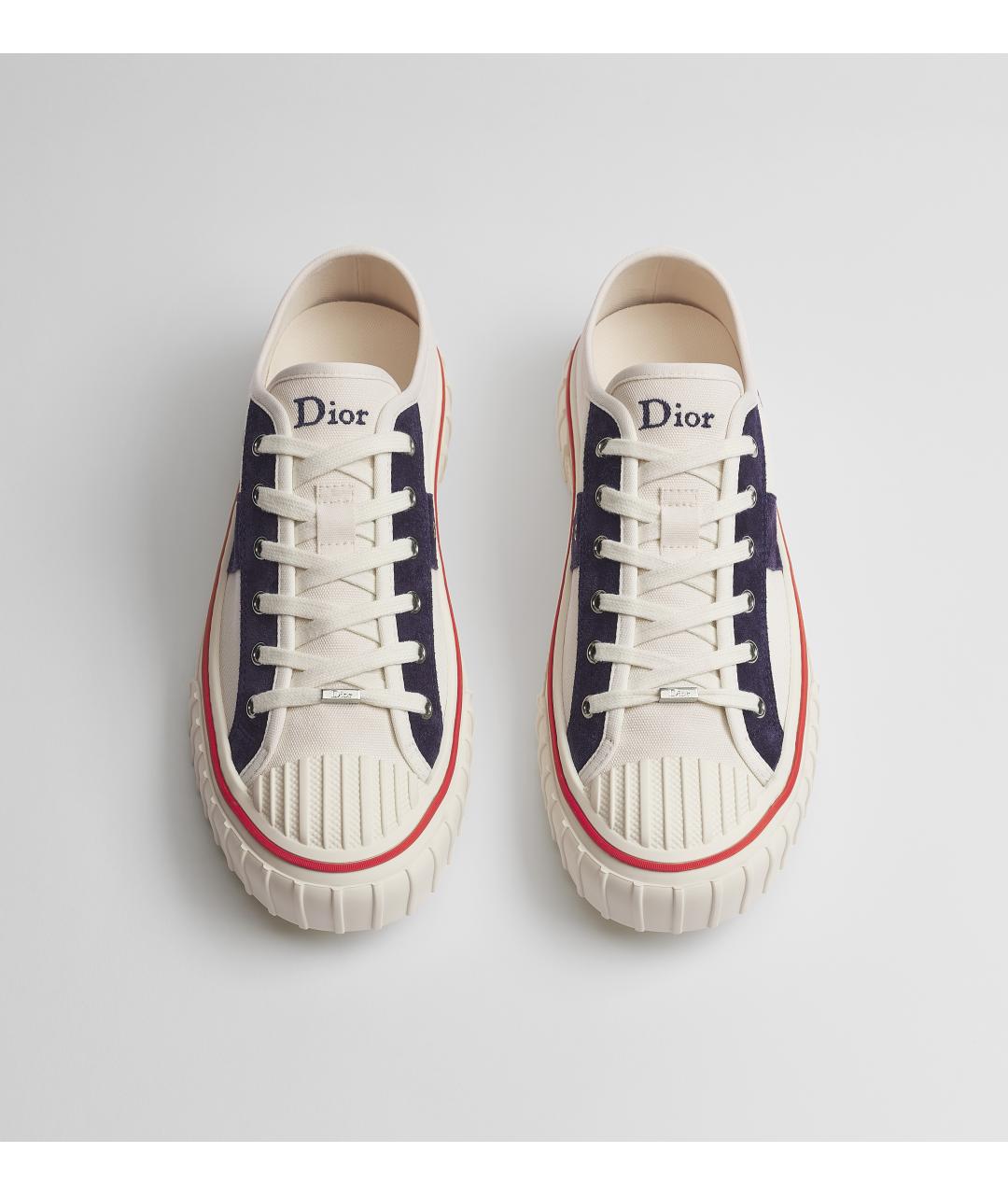 CHRISTIAN DIOR Мульти текстильные низкие кроссовки / кеды, фото 2