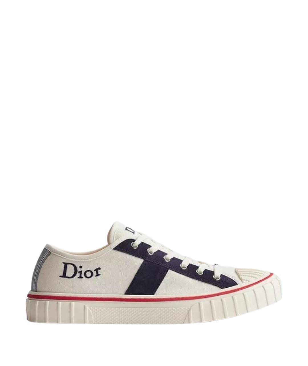 CHRISTIAN DIOR Мульти текстильные низкие кроссовки / кеды, фото 1