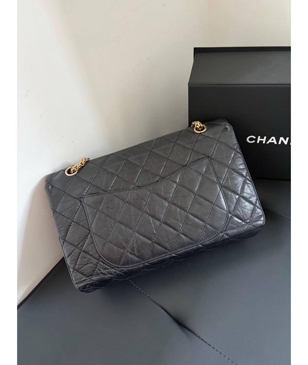 CHANEL Черная кожаная сумка через плечо, фото 2