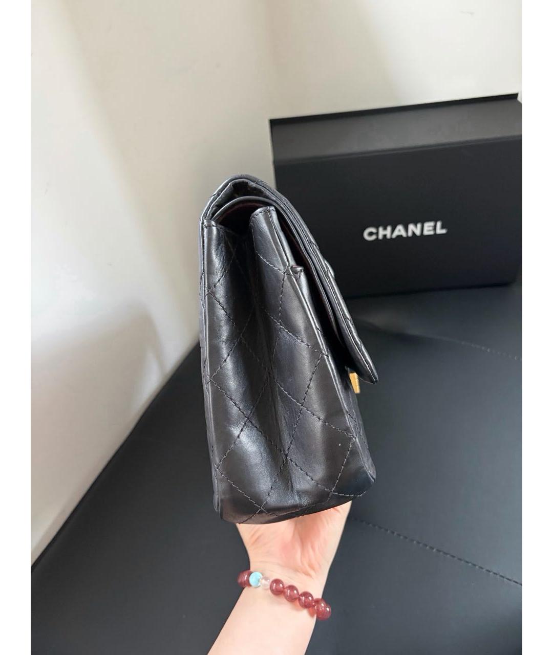 CHANEL Черная кожаная сумка через плечо, фото 4
