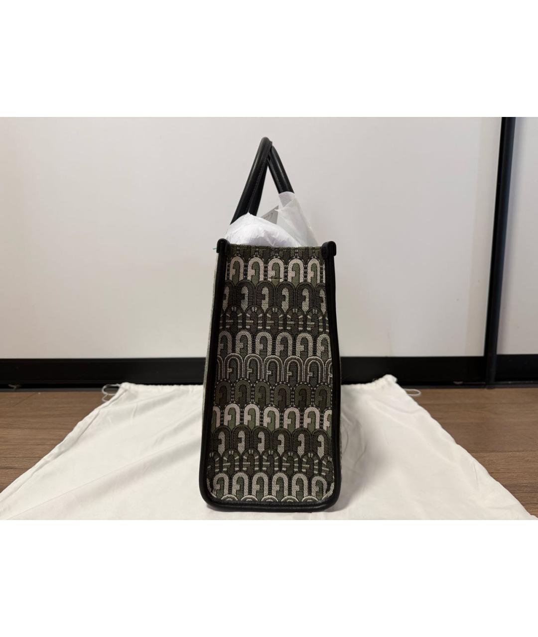 FURLA Мульти жаккардовая сумка тоут, фото 2
