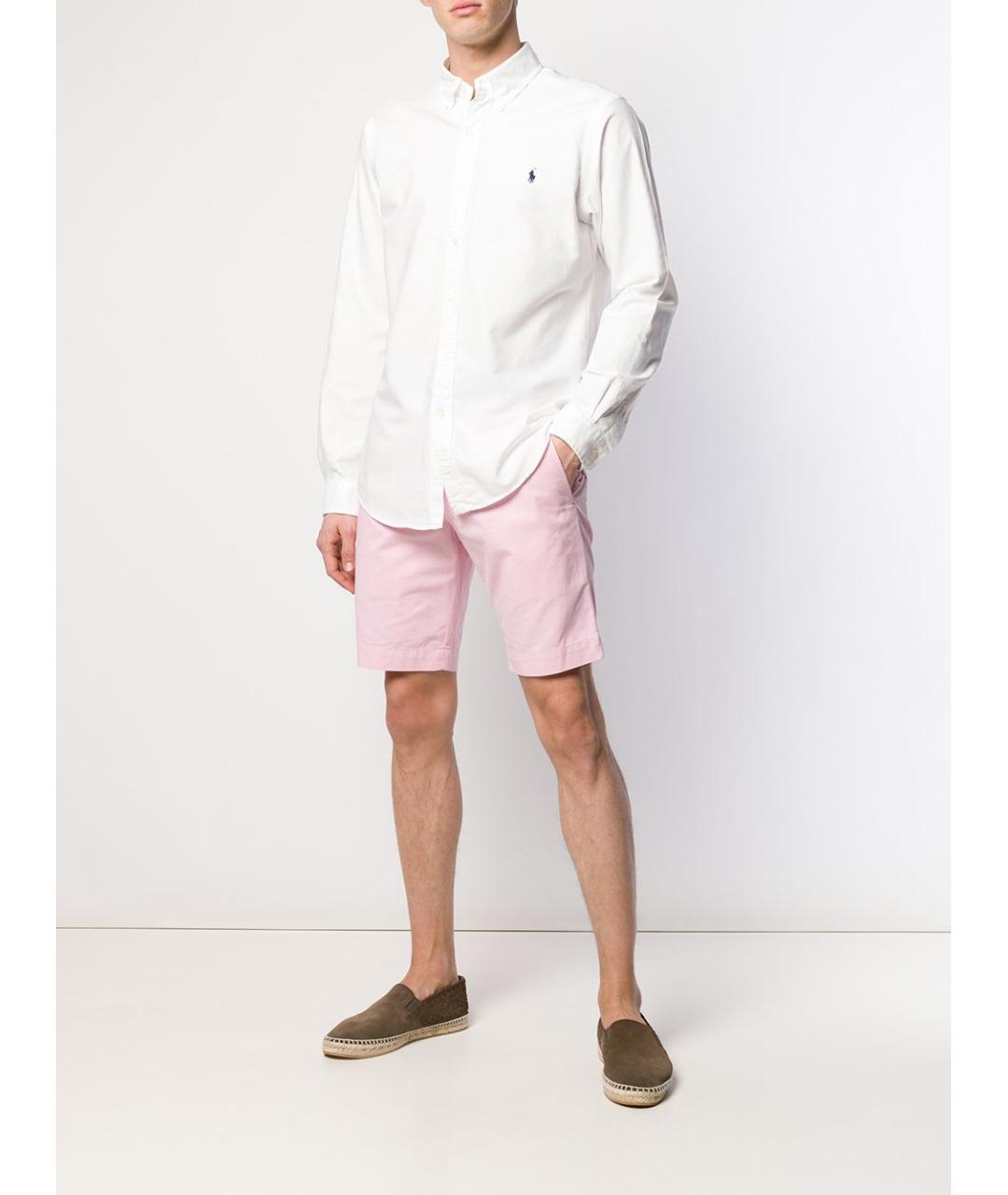 POLO RALPH LAUREN Белая хлопковая кэжуал рубашка, фото 2
