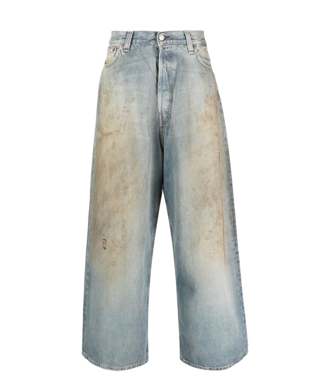 ACNE STUDIOS Голубые хлопковые джинсы клеш, фото 6