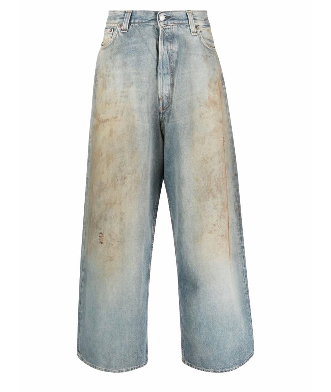ACNE STUDIOS Голубые хлопковые джинсы клеш, фото 1