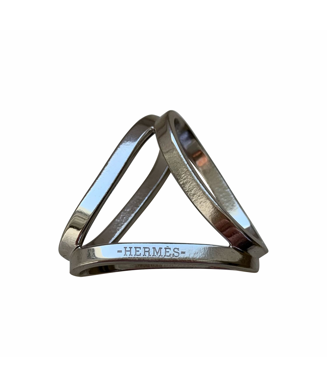 HERMES PRE-OWNED Серебряное металлическое кольцо, фото 1