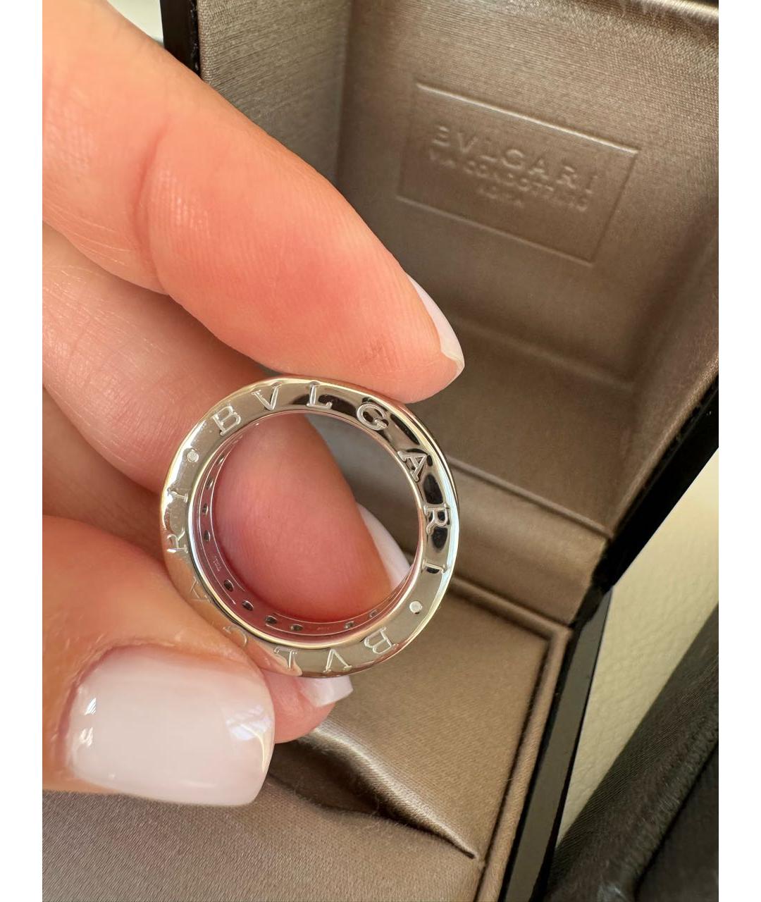 BVLGARI Серебряное кольцо из белого золота, фото 6