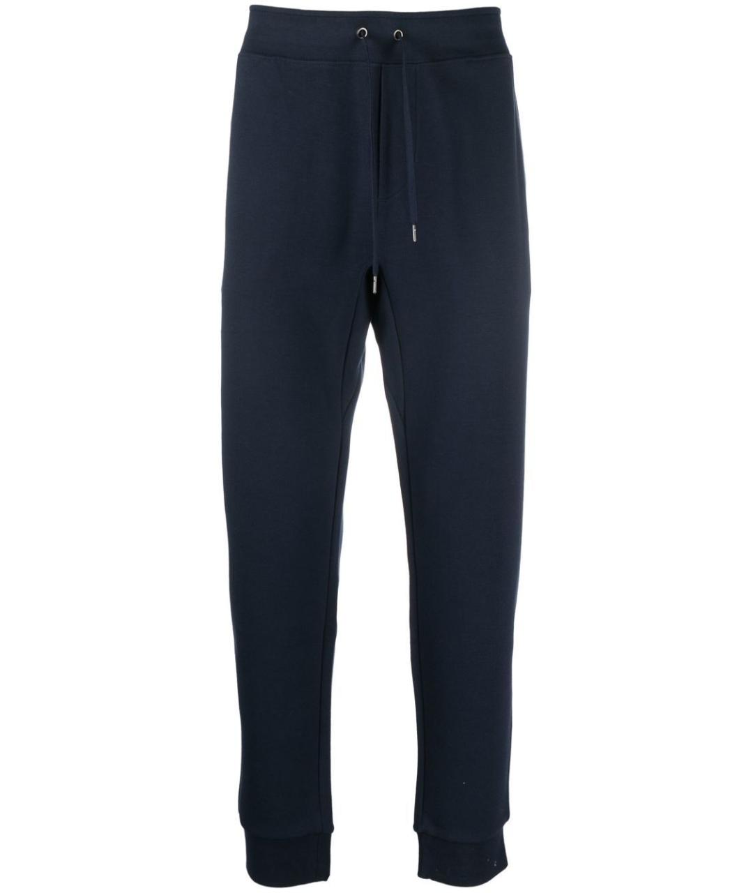 POLO RALPH LAUREN Темно-синие хлопковые повседневные брюки, фото 1