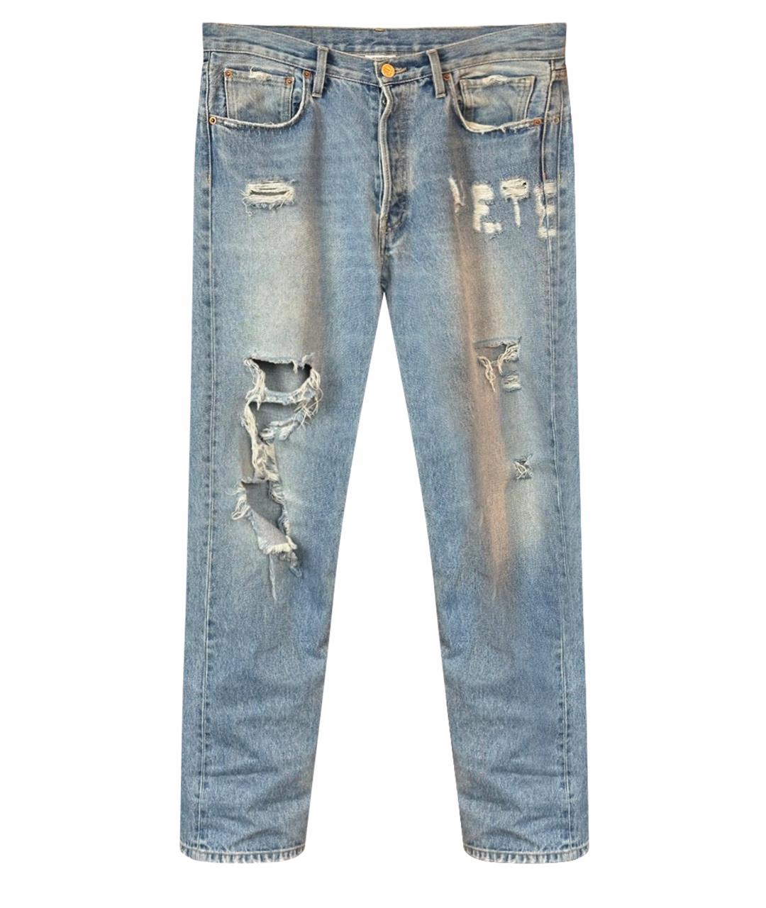 VETEMENTS Голубые хлопковые джинсы, фото 1