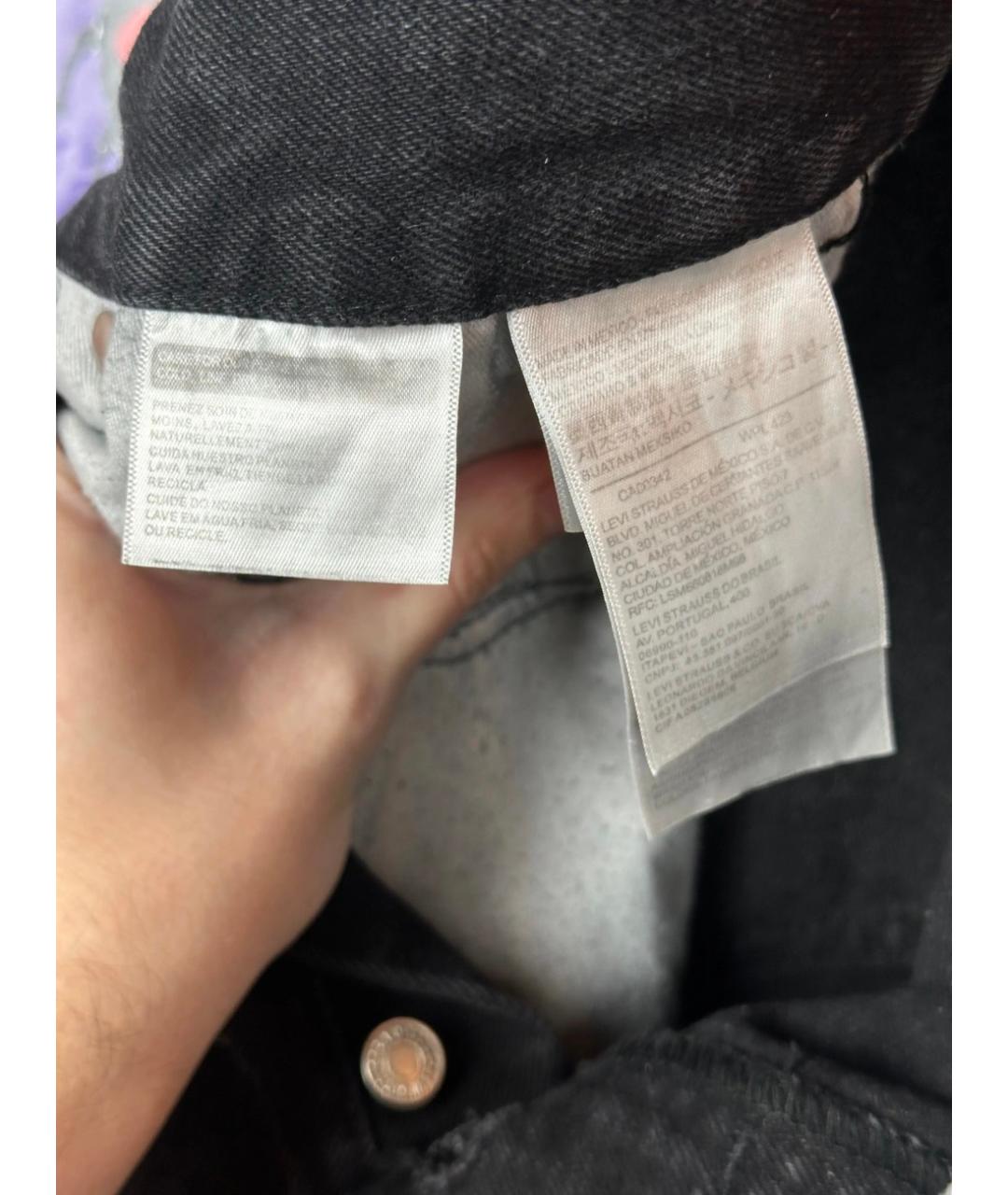 Denim Tears Черные хлопковые джинсы, фото 9