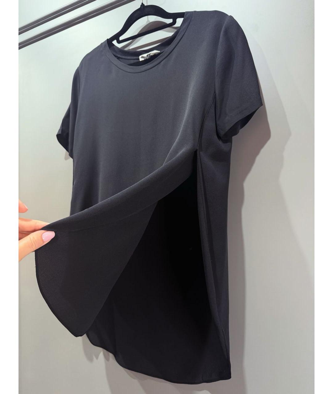 3.1 PHILLIP LIM Черная шелковая блузы, фото 3