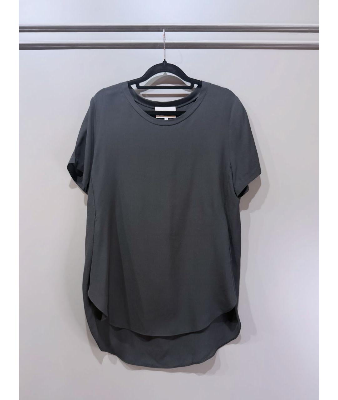 3.1 PHILLIP LIM Черная шелковая блузы, фото 6