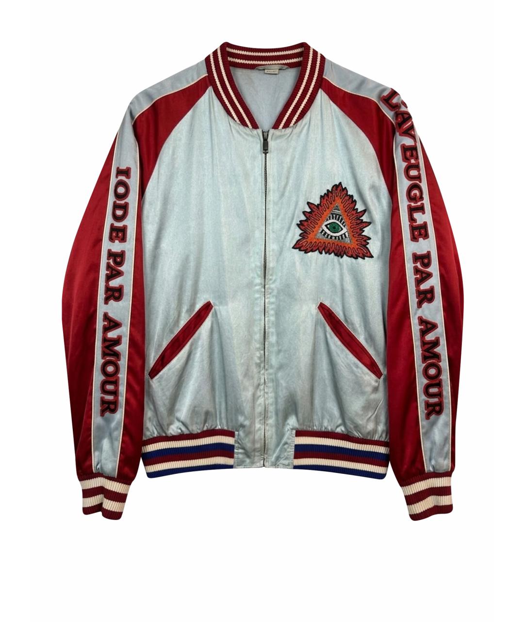GUCCI Мульти шелковая куртка, фото 1