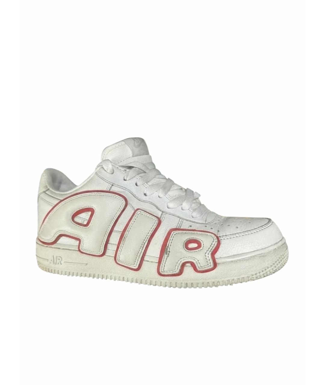 NIKE Белые кожаные низкие кроссовки / кеды, фото 1