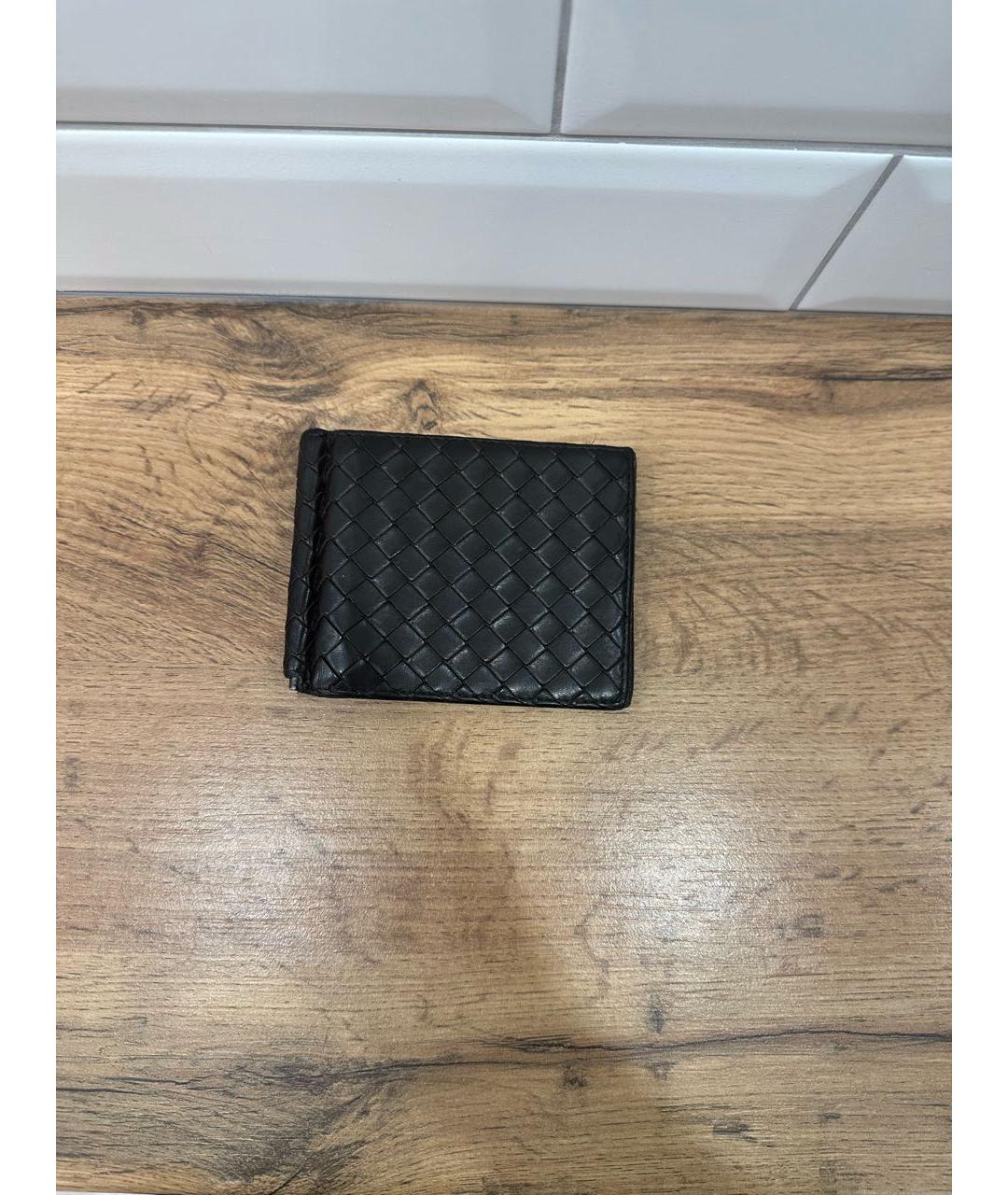 BOTTEGA VENETA Коричневый кожаный кошелек, фото 7