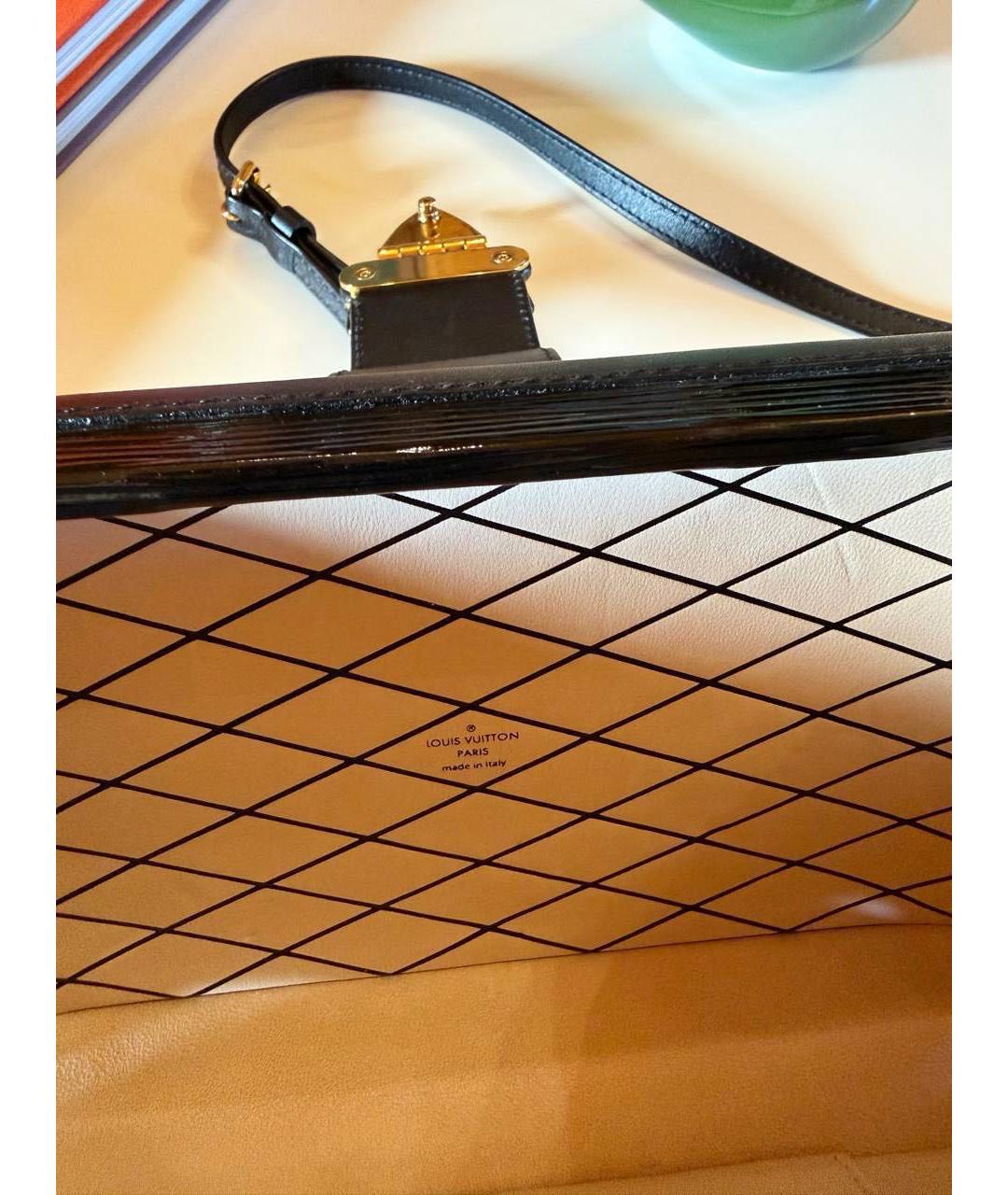 LOUIS VUITTON Красная кожаная сумка через плечо, фото 4