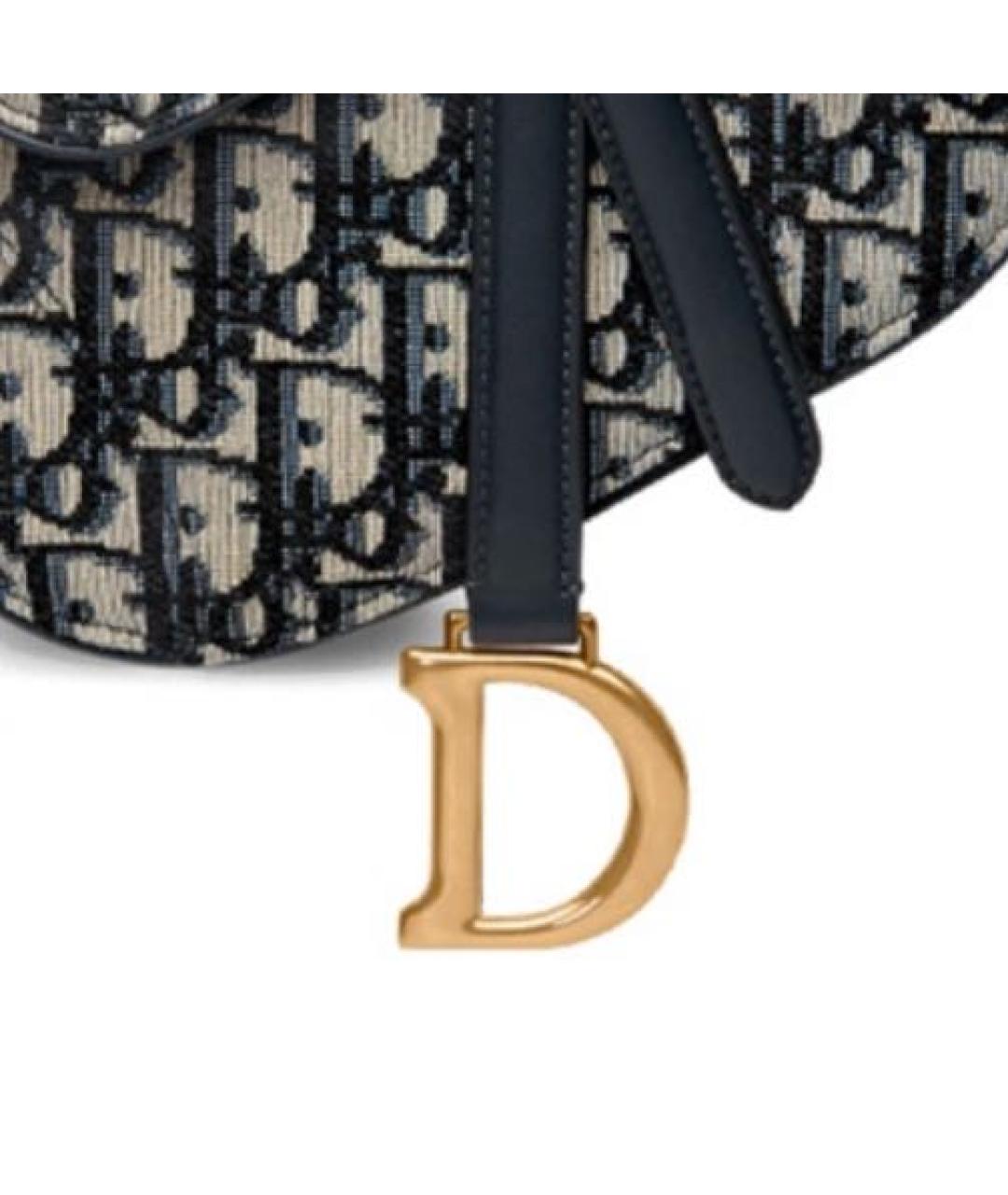 CHRISTIAN DIOR Темно-синяя поясная сумка, фото 4
