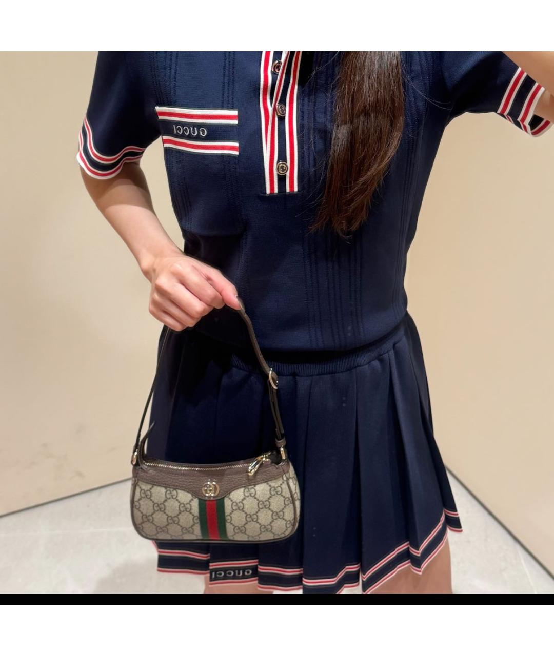 GUCCI Бежевая канва сумка через плечо, фото 8