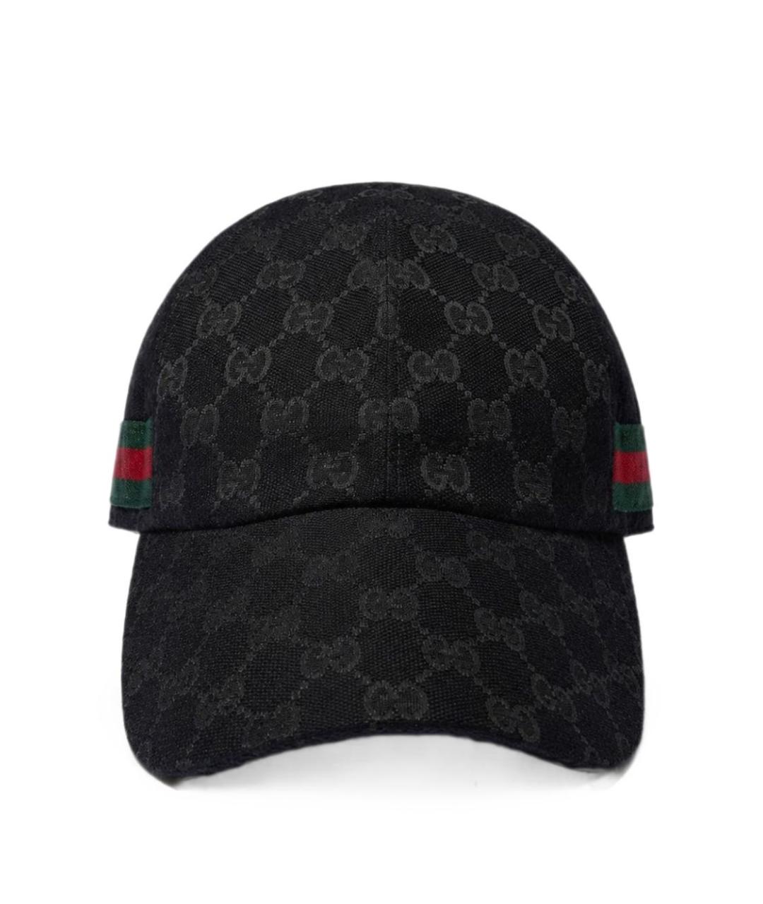 GUCCI Черная синтетическая кепка/бейсболка, фото 3