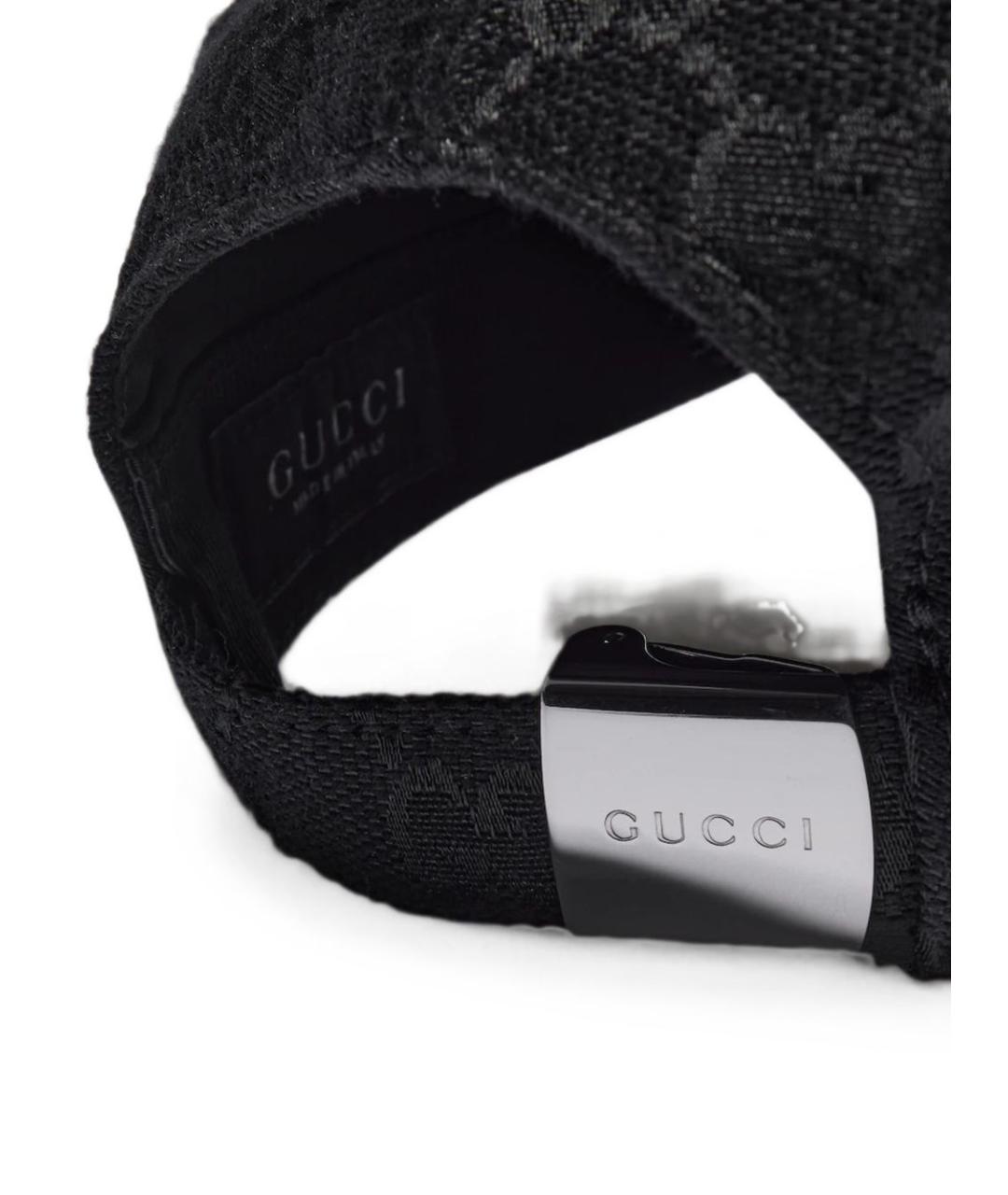 GUCCI Черная синтетическая кепка/бейсболка, фото 4