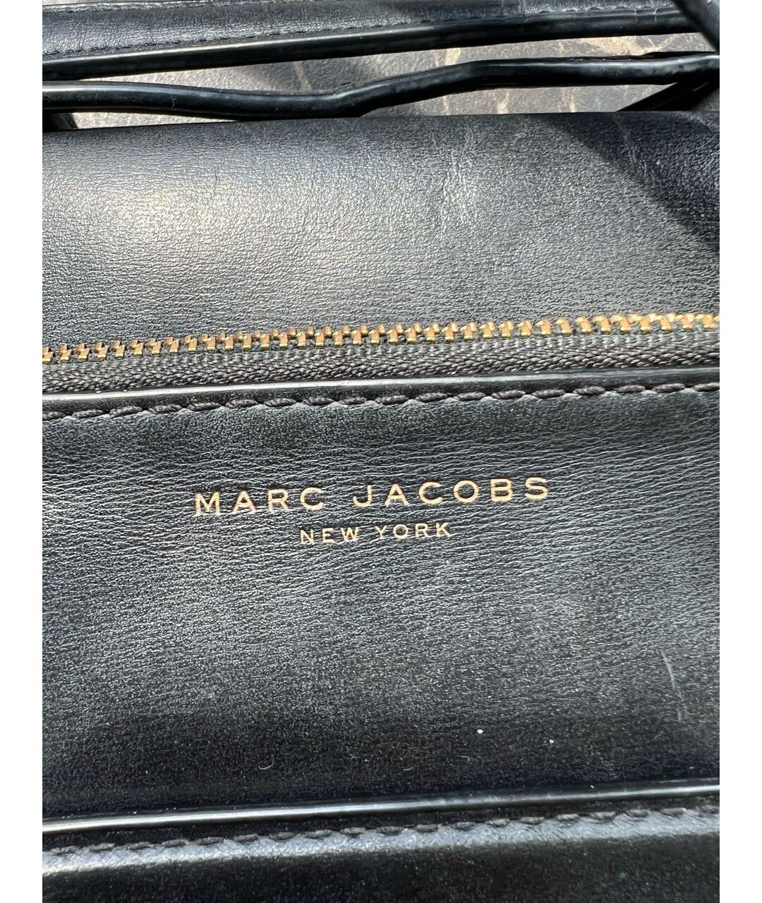 MARC JACOBS Черная кожаная сумка через плечо, фото 2