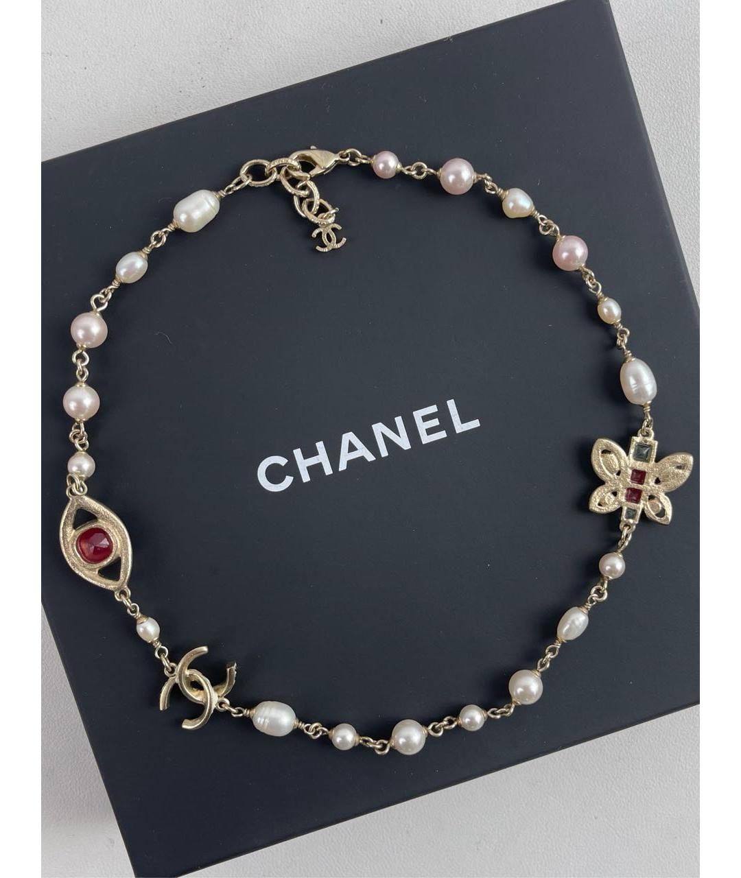 CHANEL Золотое колье, фото 2
