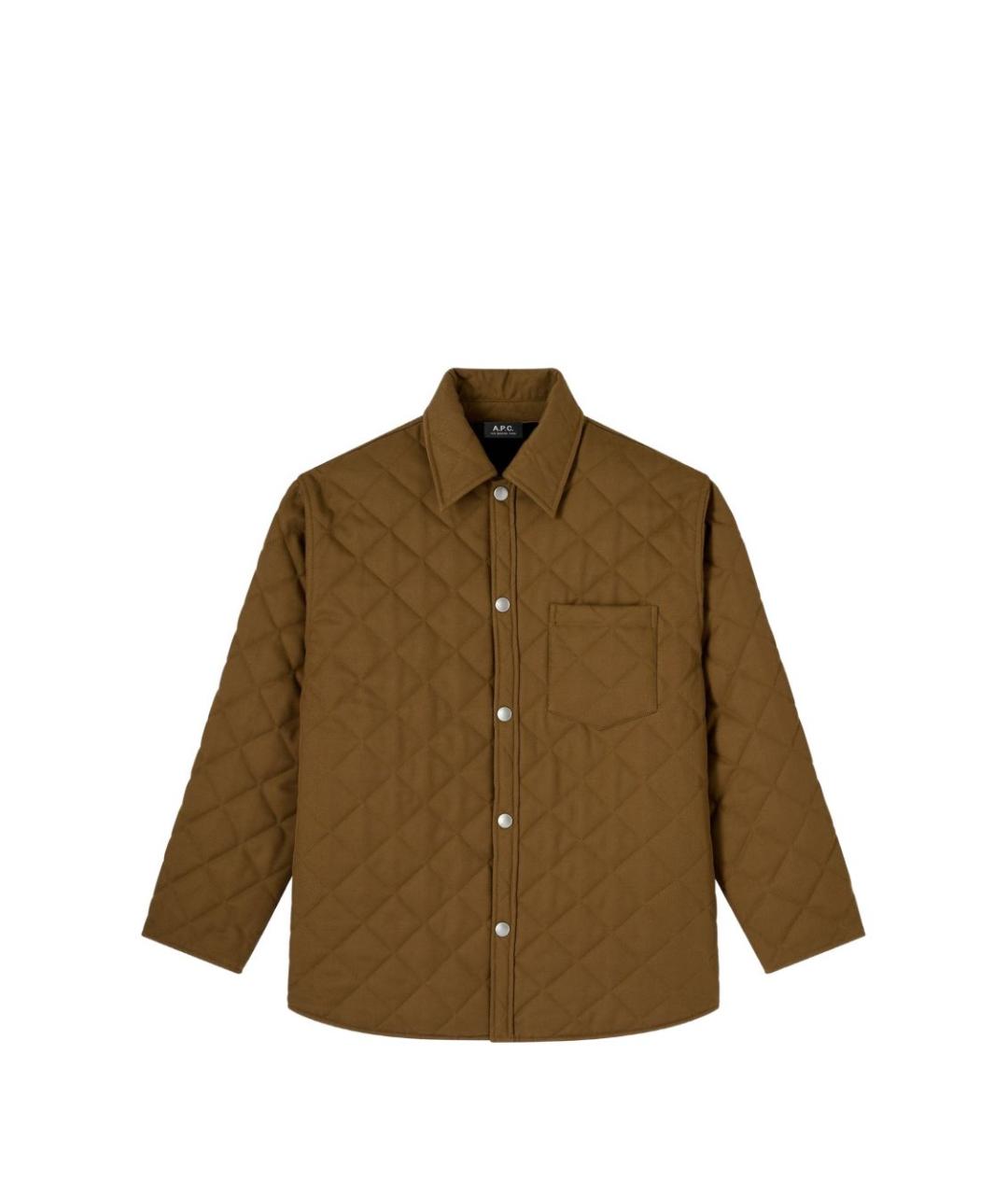 A.P.C. Хаки полиэстеровая куртка, фото 1