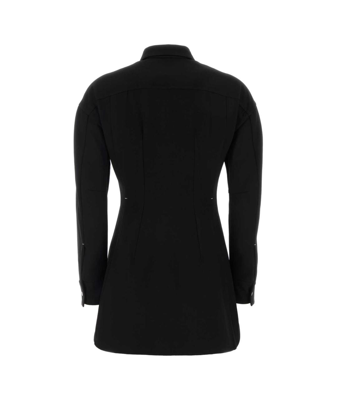 JIL SANDER Черная шерстяная рубашка, фото 2