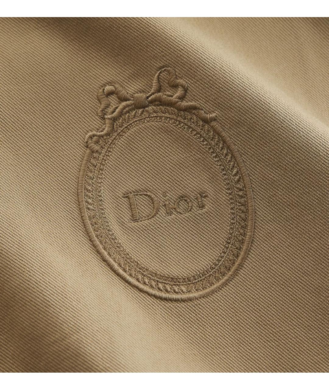 CHRISTIAN DIOR Бежевая хлопковая куртка, фото 6