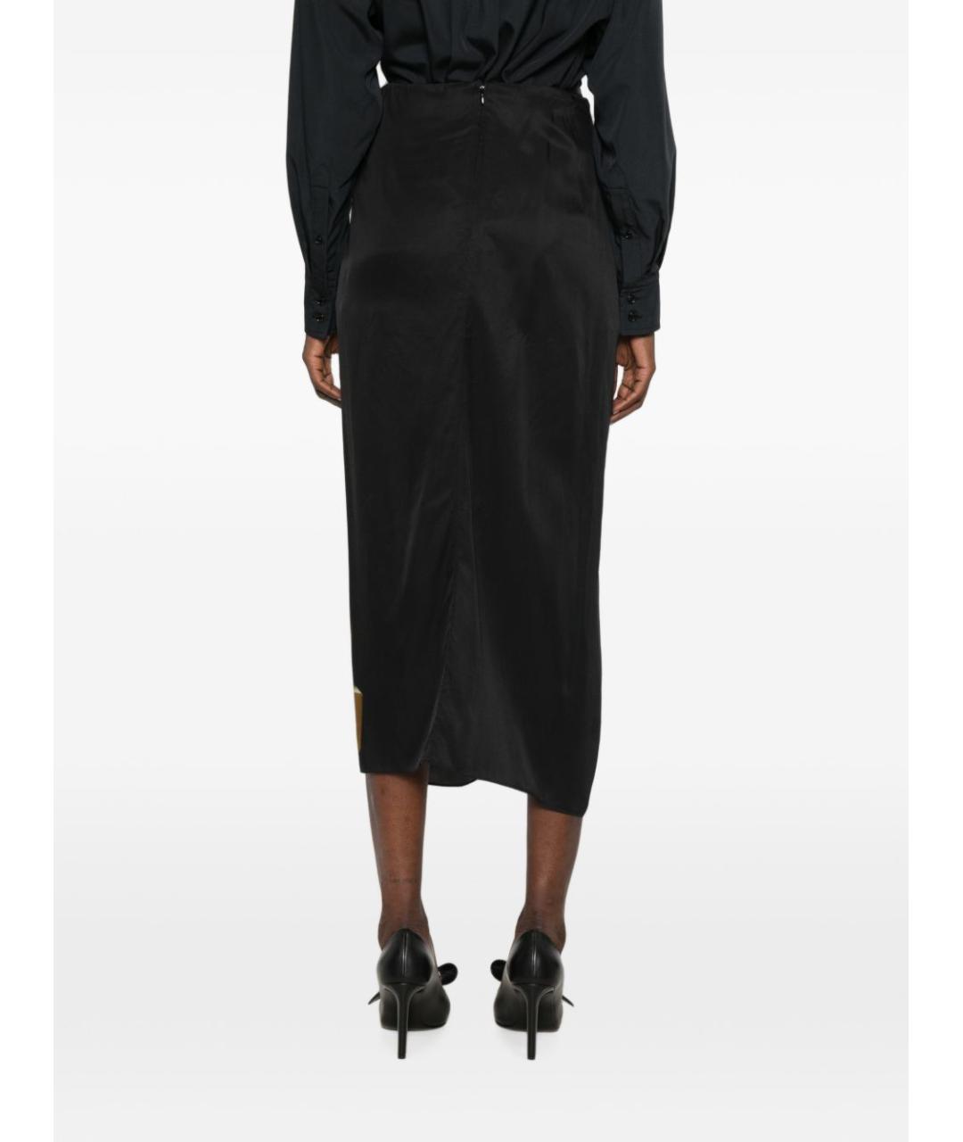 DRIES VAN NOTEN Мульти вискозная юбка миди, фото 3