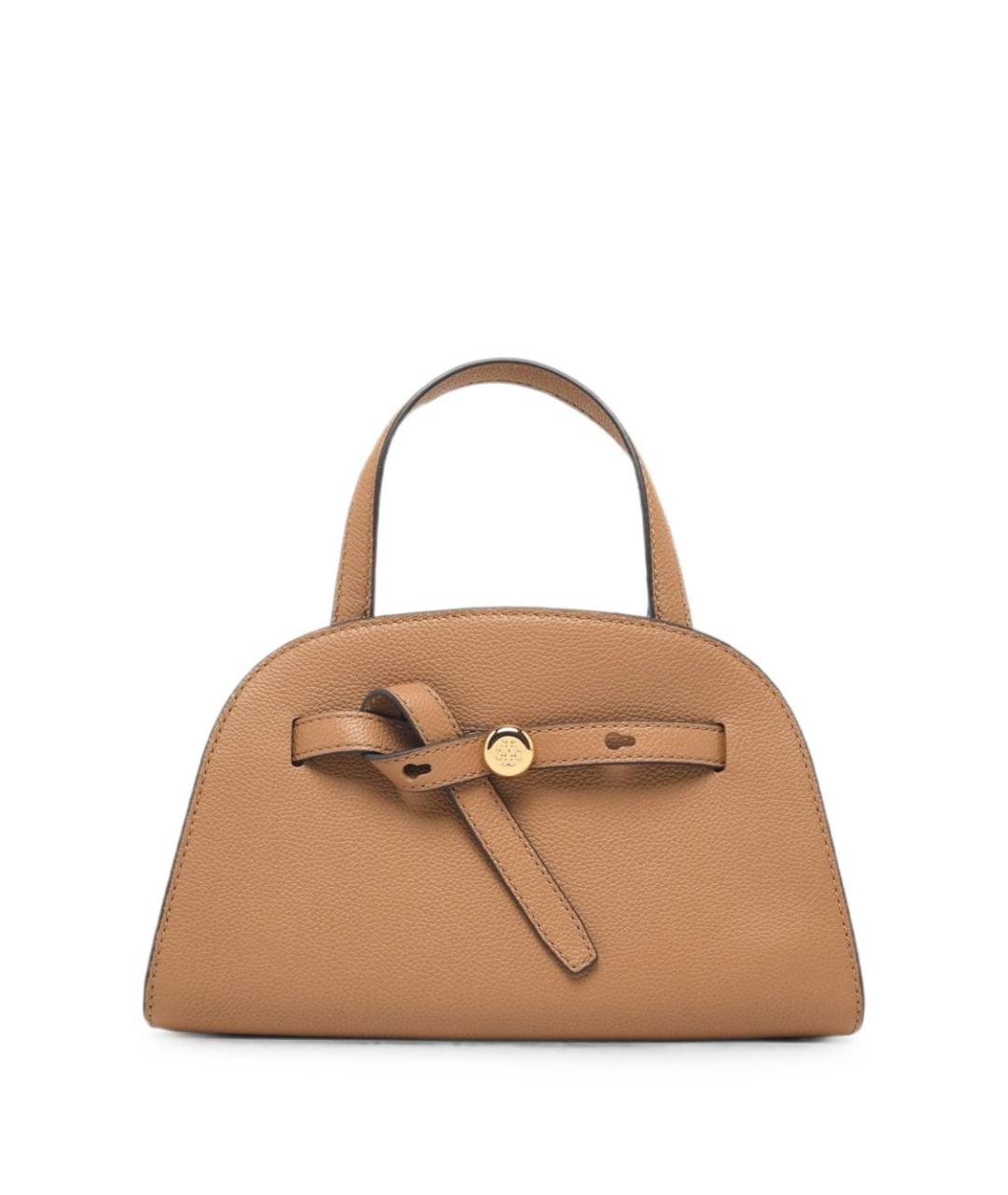 TORY BURCH Бежевая кожаная сумка тоут, фото 1