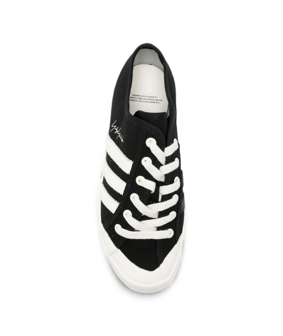 Y-3 Черные текстильные кеды, фото 2