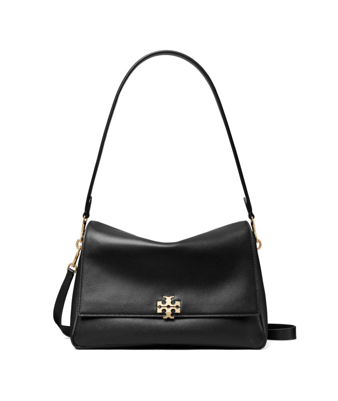 TORY BURCH Черная кожаная сумка через плечо, фото 1