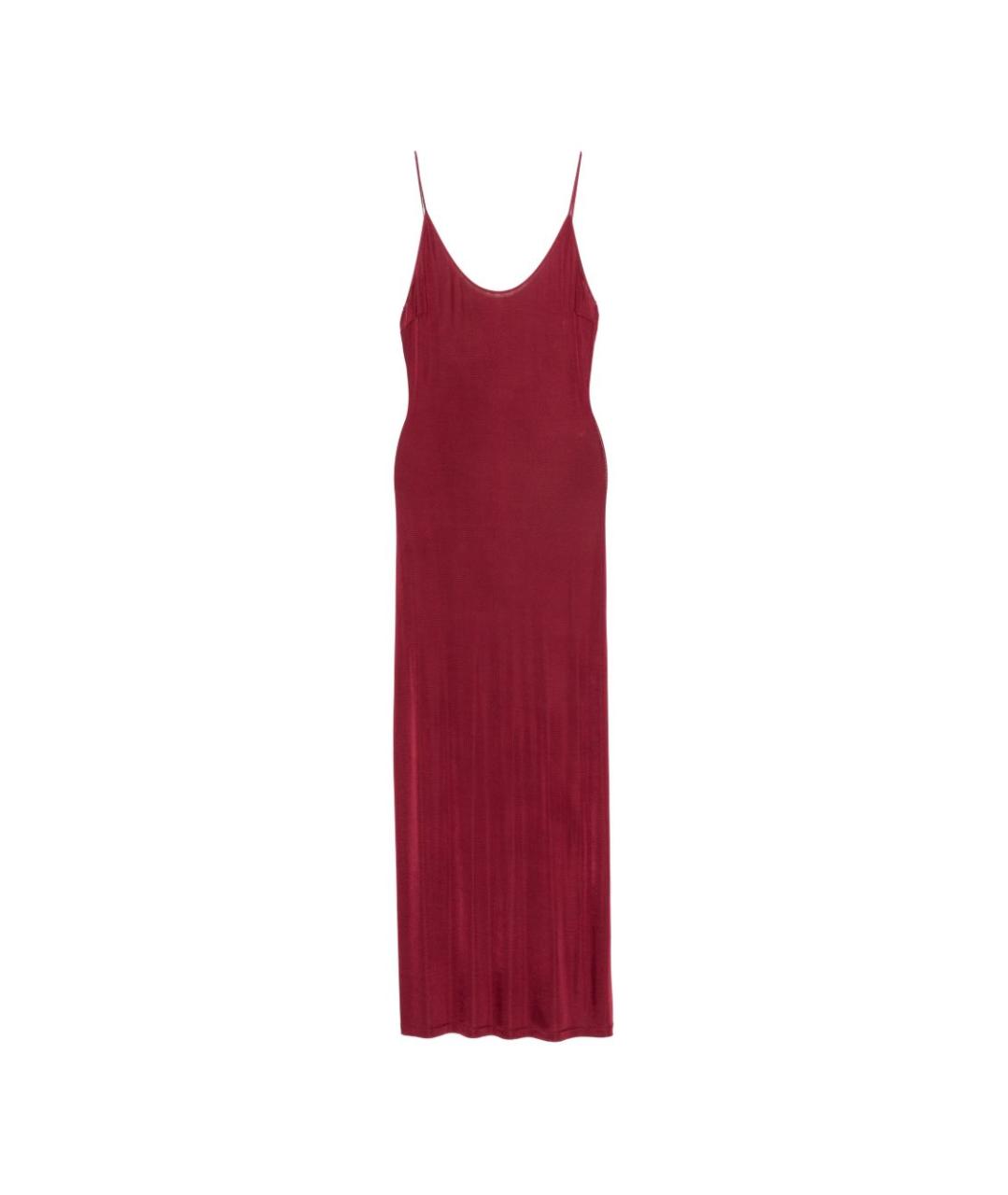 SAINT LAURENT Бордовое платье, фото 1