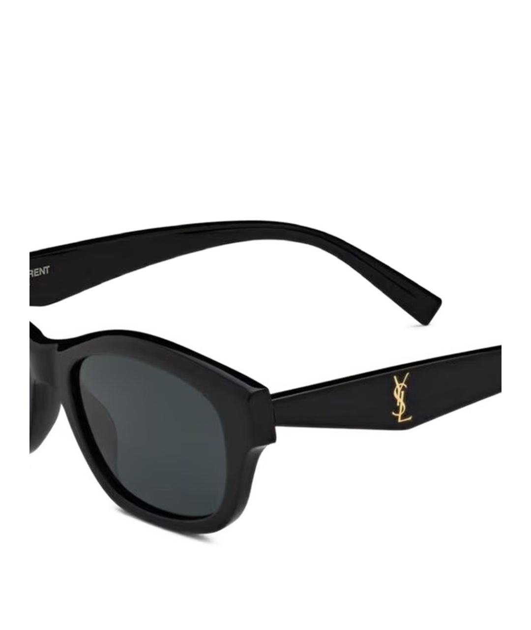 SAINT LAURENT Черные солнцезащитные очки, фото 2