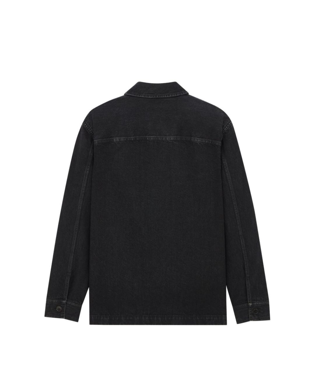 SAINT LAURENT Черная хлопковая куртка, фото 2