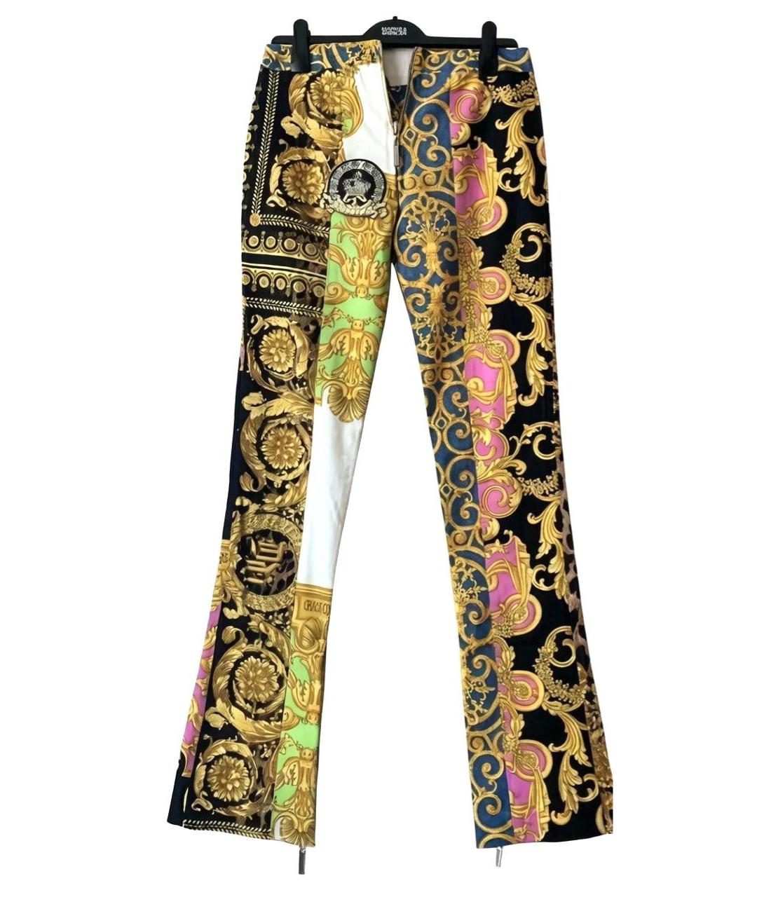 VERSACE Мульти джинсы клеш, фото 7