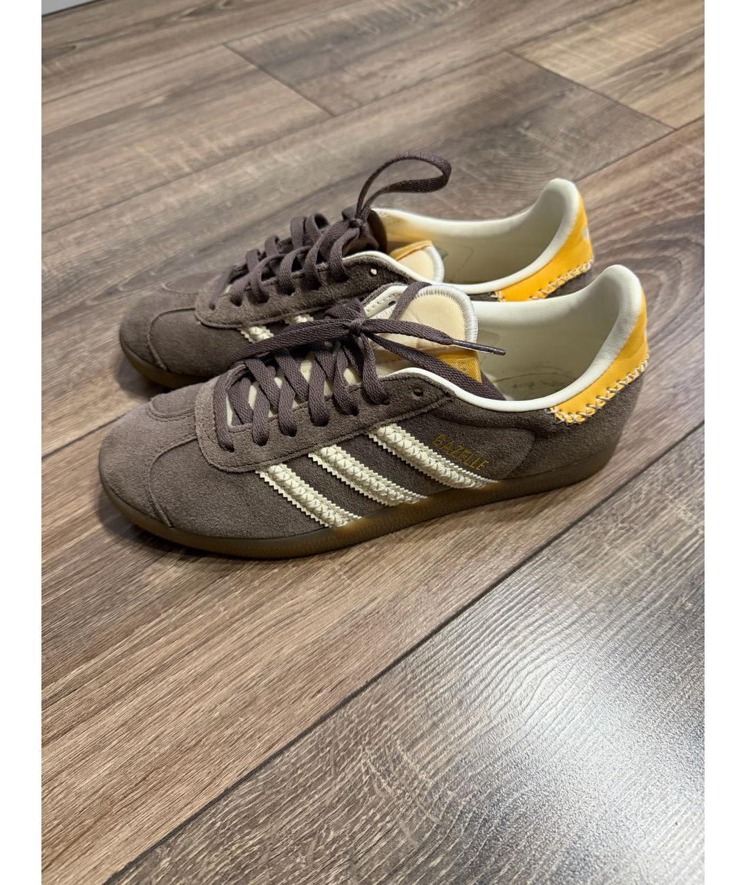 ADIDAS Коричневые замшевые кеды, фото 8